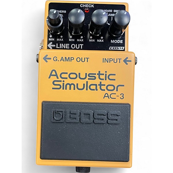 Used BOSS AC3 Acoustic Simulator Effect Pedal