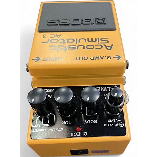 Used BOSS AC3 Acoustic Simulator Effect Pedal