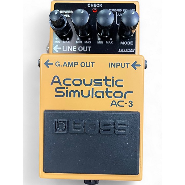 Used BOSS AC3 Acoustic Simulator Effect Pedal