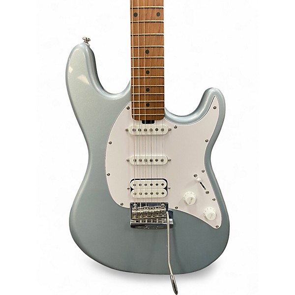 Used Sterling by Music Man Cutlass Firemist Silver Solid Body Electric Guitar