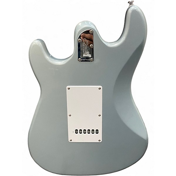 Used Sterling by Music Man Cutlass Firemist Silver Solid Body Electric Guitar
