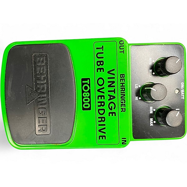 Used Behringer TO800 Vintage Tube Overdrive Effect Pedal