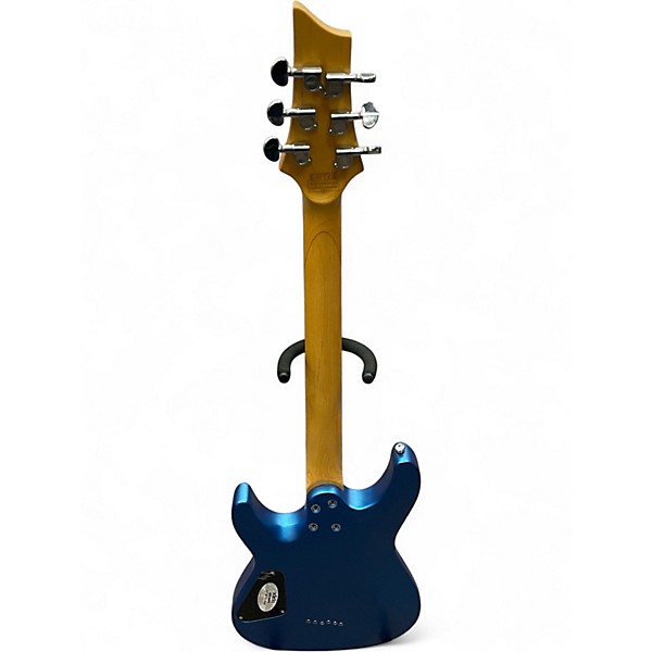 Used Schecter Guitar Research C-6 DELUXE Blue Sapphire Solid Body Electric Guitar