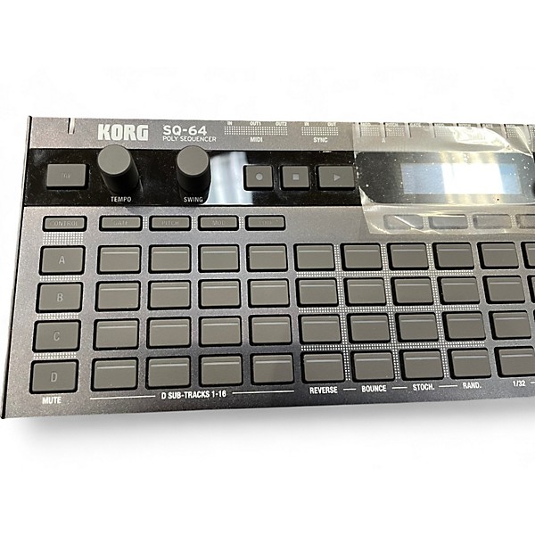 Used KORG SQ-64 Polyphonic Sequencer Production Controller