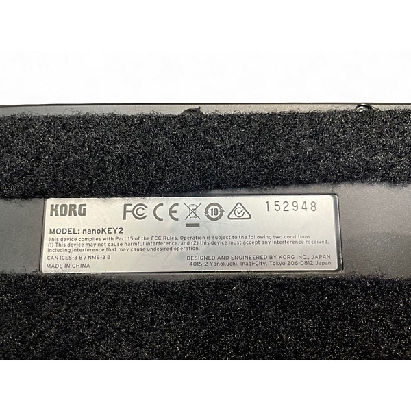 Used KORG Nano Key 2 MIDI Controller