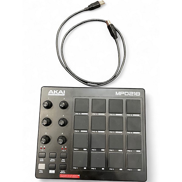 Used Akai Professional MPD218 MIDI Controller
