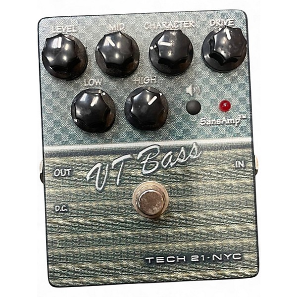 Used Tech 21 CSVTB.2 Sansamp Character Series VT Bass Bass Effect Pedal