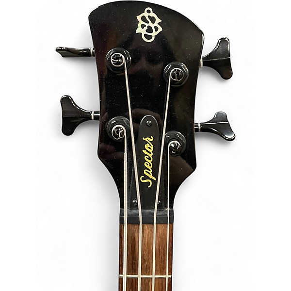 Used Spector NS2A Trans Red Electric Bass Guitar