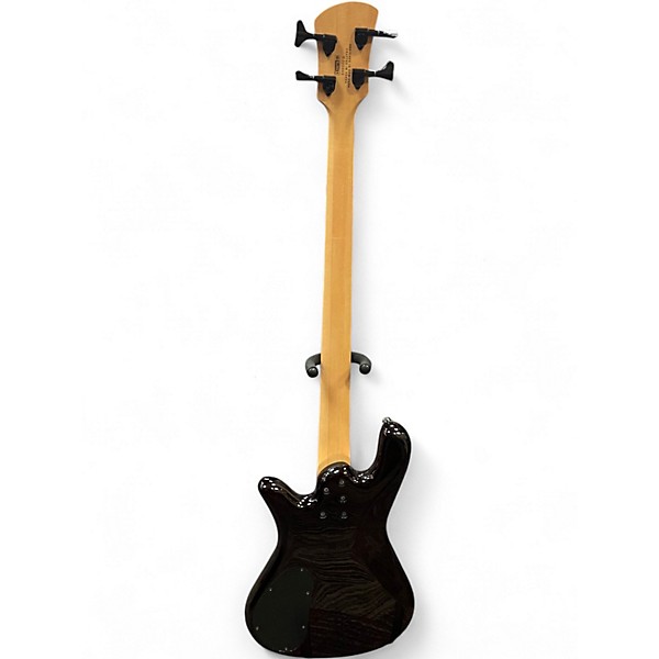 Used Spector NS2A Trans Red Electric Bass Guitar