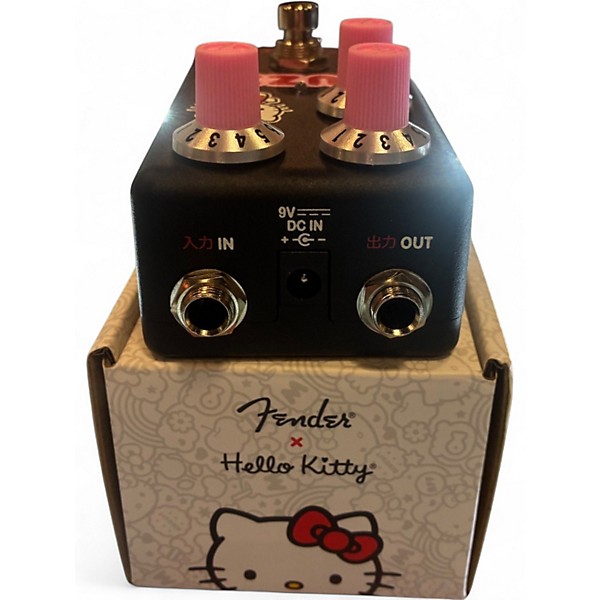 Used Fender Hello Kitty Fuzz Effect Pedal