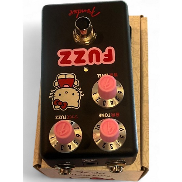 Used Fender Hello Kitty Fuzz Effect Pedal