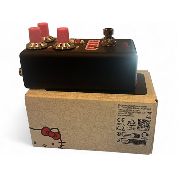 Used Fender Hello Kitty Fuzz Effect Pedal