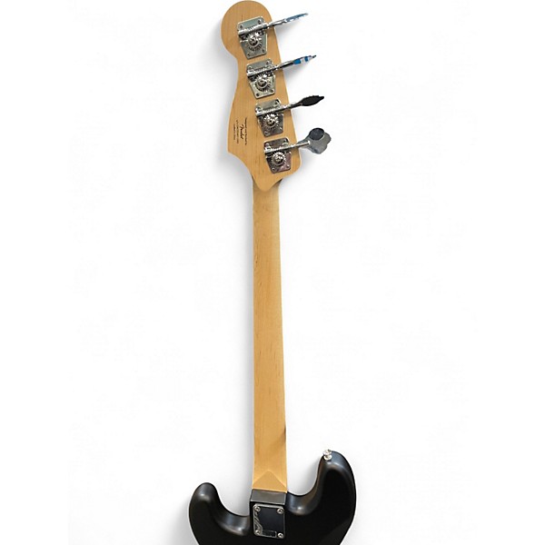Used Squier Precision Bass Flat Black Electric Bass Guitar