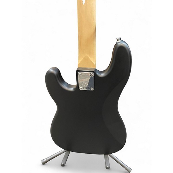 Used Squier Precision Bass Flat Black Electric Bass Guitar