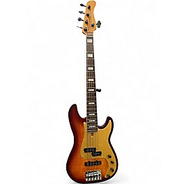 Used 2025 Sire Marcus Miller P7 Swamp Ash Sandblasted 5 String Sunburst Electric Bass Guitar