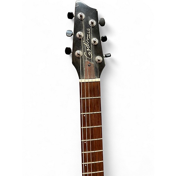 Used Godin LG P90 Edge Burst Solid Body Electric Guitar