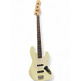 Used 1992 Fender Standard Jazz Bass White Electric Bass Guitar