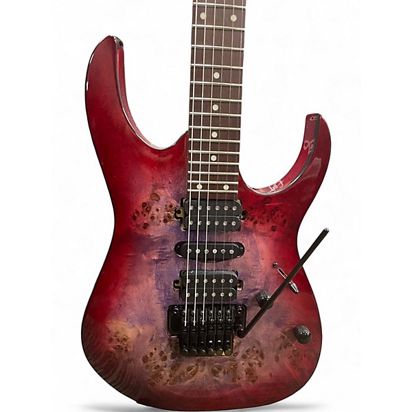 Used Ibanez RG470PB Red Eclipse Burst Solid Body Electric Guitar