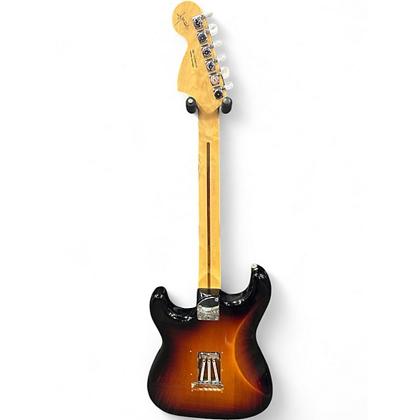 Used Fender Parts Stratocaster 3 Color Sunburst Solid Body Electric Guitar