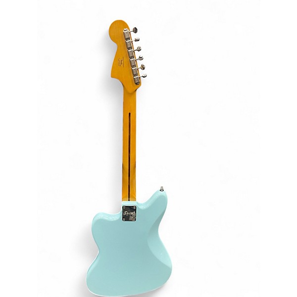 Used Squier classic vibe 70s Jaguar Daphne Blue Solid Body Electric Guitar