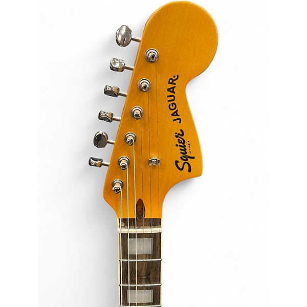 Used Squier classic vibe 70s Jaguar Daphne Blue Solid Body Electric Guitar