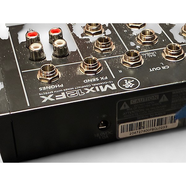Used Mackie Mix 12 FX Powered Mixer