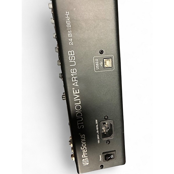 Used PreSonus Studio Live AR16 Powered Mixer