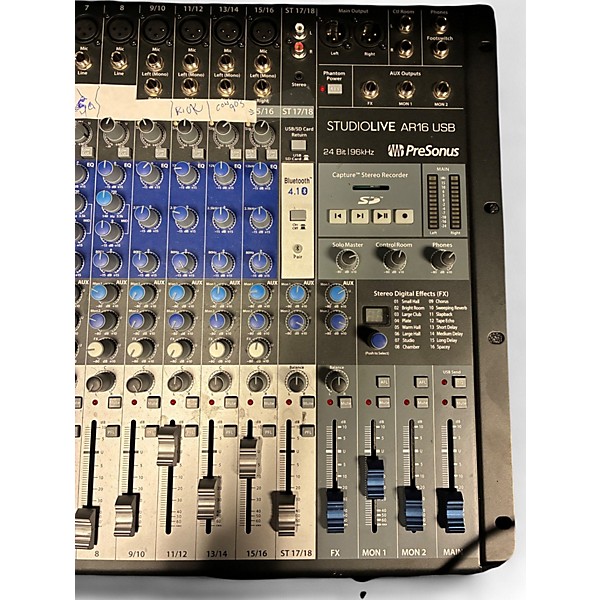 Used PreSonus Studio Live AR16 Powered Mixer