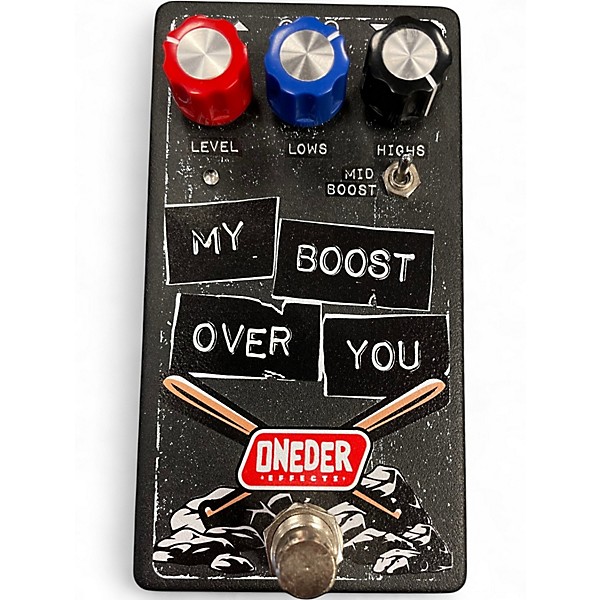 Used Oneder My Boost Over You Effect Pedal