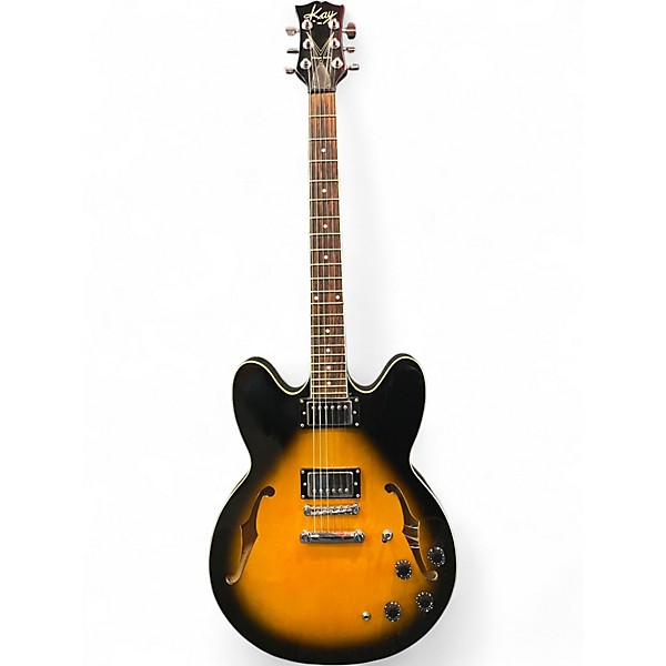 Used Kay Vintage Series KS335 Sunburst Hollow Body Electric Guitar