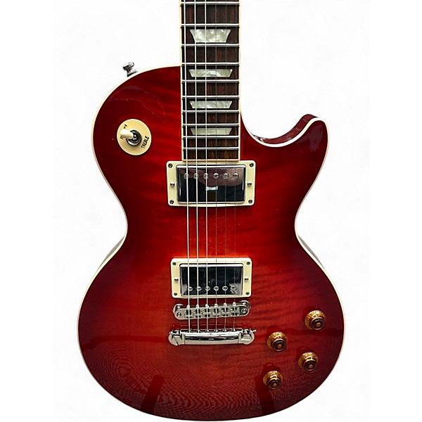 Used 2018 Gibson Les Paul Standard AAA Blood Orange Burst Solid Body Electric Guitar
