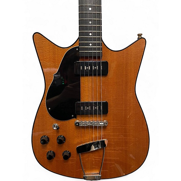Used Frank Brothers Arcade Signature P90 Left Handed Vintage Amber Solid Body Electric Guitar