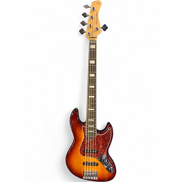 Used Sire Marcus Miller V7 Alder 5 String 3 Color Sunburst Electric Bass Guitar