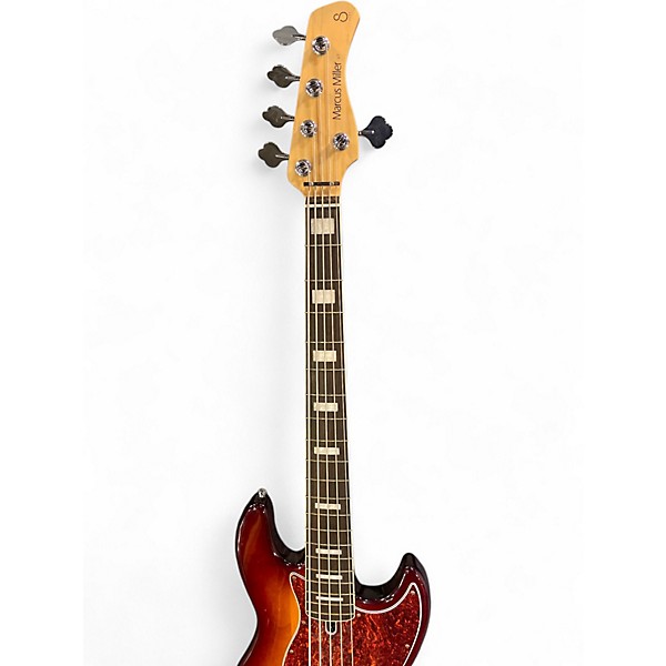 Used Sire Marcus Miller V7 Alder 5 String 3 Color Sunburst Electric Bass Guitar
