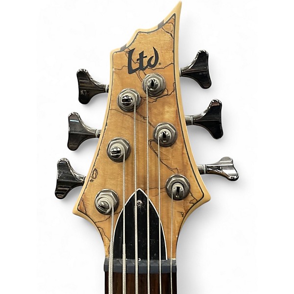 Used ESP LTD B206SM 6 String Natural Electric Bass Guitar