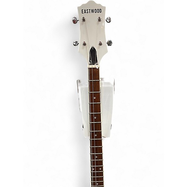 Used Eastwood Astro Jet Tenor White Solid Body Electric Guitar