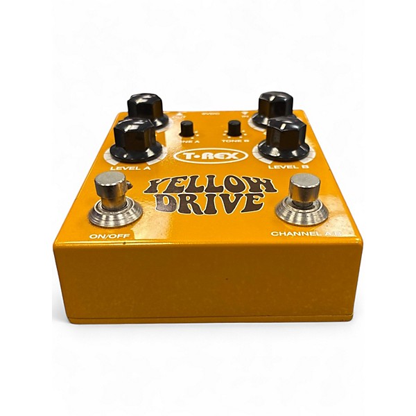 Used T-Rex Engineering Yellow Drive Distortion Effect Pedal