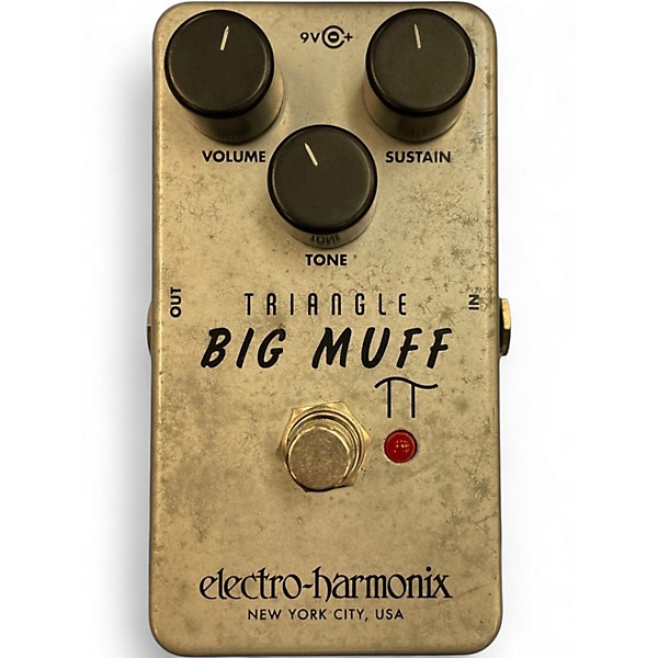 Used Electro-Harmonix Big Muff Triangle Pi Distortion Effect Pedal