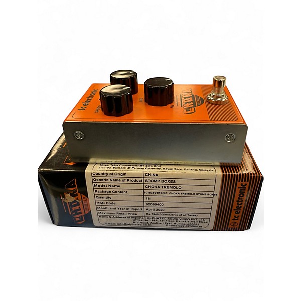 Used TC Electronic Choka Tremolo Effect Pedal