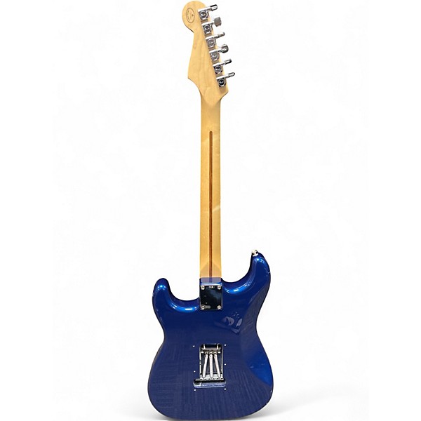 Used 2005 Fender FSR Standard Stratocaster Electron Blue Metallic Solid Body Electric Guitar