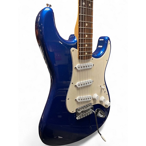 Used 2005 Fender FSR Standard Stratocaster Electron Blue Metallic Solid Body Electric Guitar