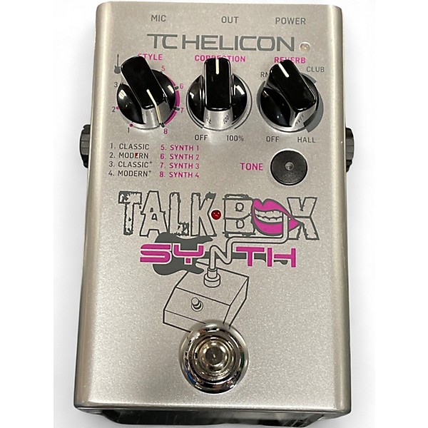 Used TC Helicon Talkbox Synth Effect Pedal