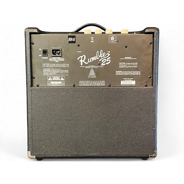 Used Fender Rumble 25 25W 1x8 Bass Combo Amp