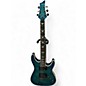 Used Schecter Guitar Research Omen Extreme 6 Ocean Blue Burst Solid Body Electric Guitar thumbnail