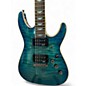 Used Schecter Guitar Research Omen Extreme 6 Ocean Blue Burst Solid Body Electric Guitar