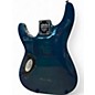 Used Schecter Guitar Research Omen Extreme 6 Ocean Blue Burst Solid Body Electric Guitar