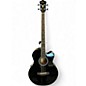 Used Ibanez AEB5E Black Acoustic Bass Guitar thumbnail