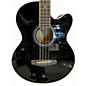 Used Ibanez AEB5E Black Acoustic Bass Guitar