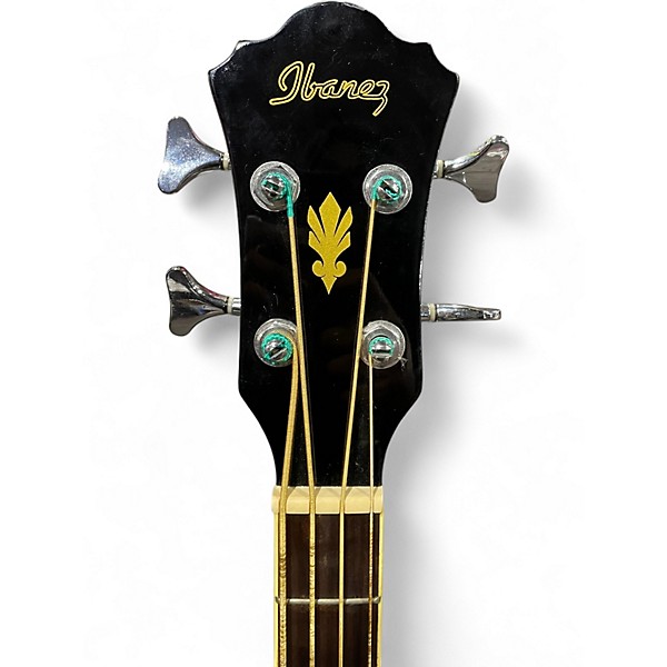 Used Ibanez AEB5E Black Acoustic Bass Guitar