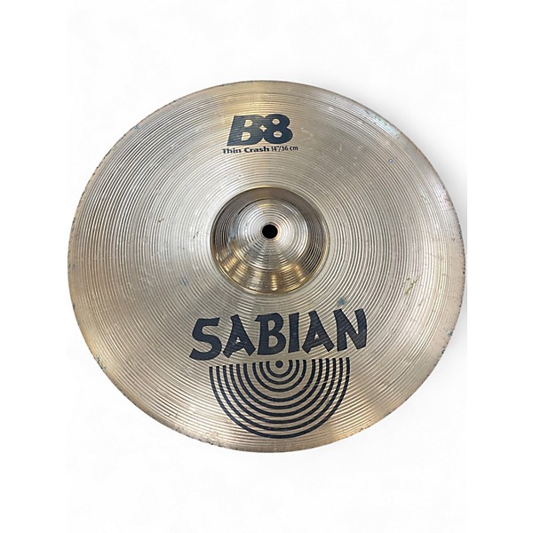 Used SABIAN 14in B8 Thin Crash Cymbal